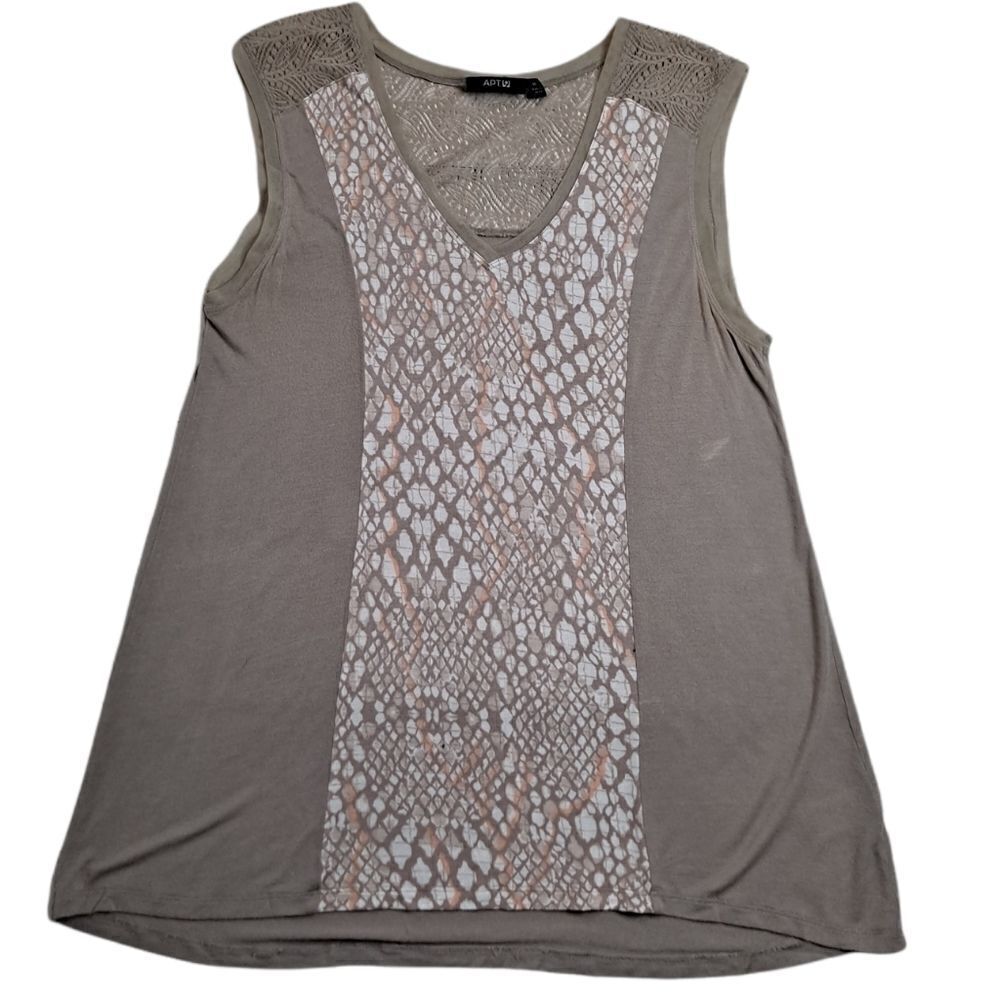 APT 9 Snakeskin Tank Top